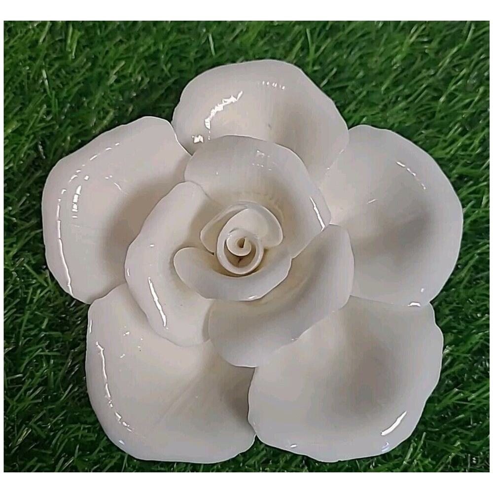 Florentine by L. Godinger & Company White Porcelain Rose